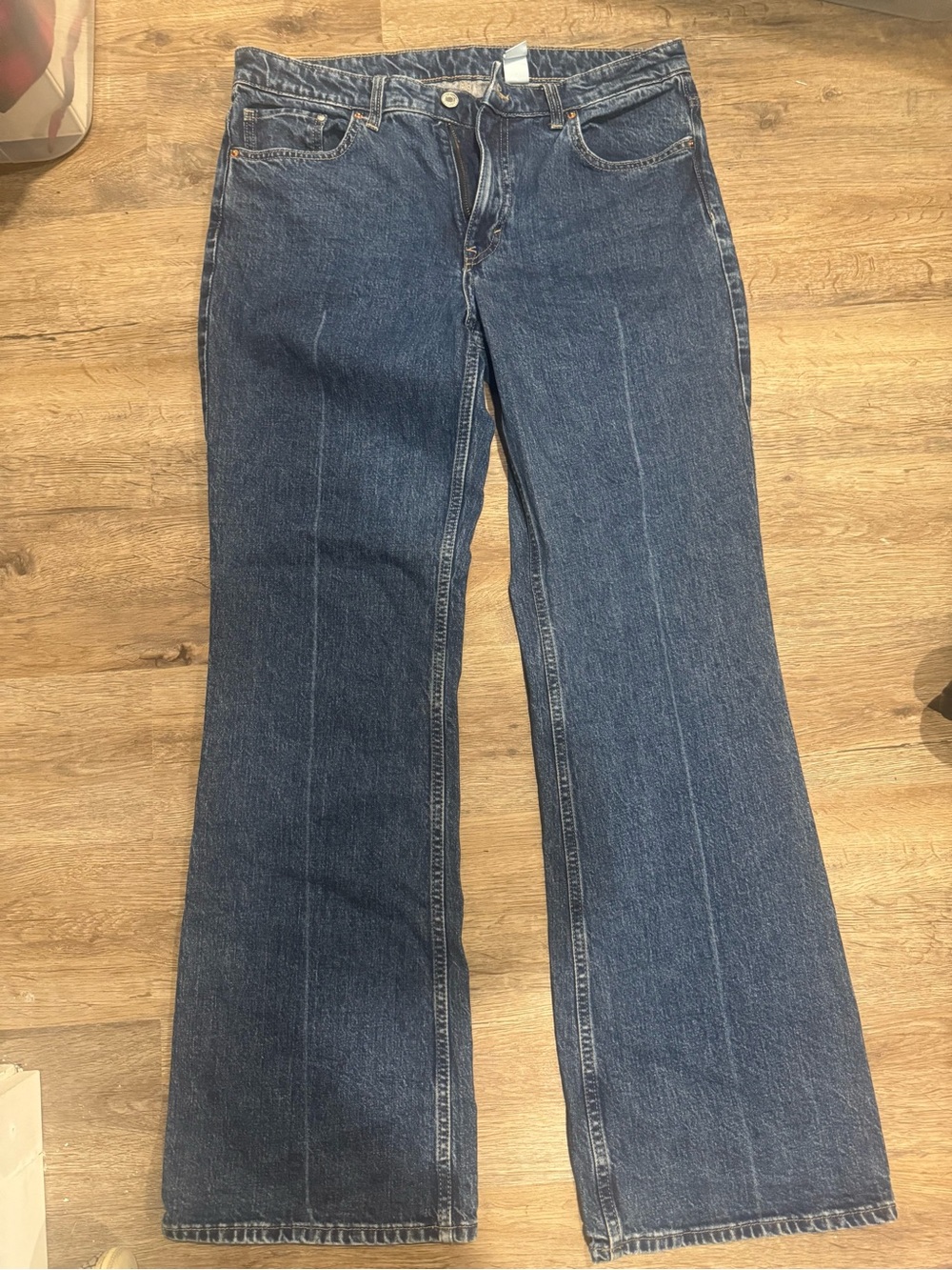 H&M bootcut dark denim jeans